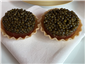 beef and caviar canape